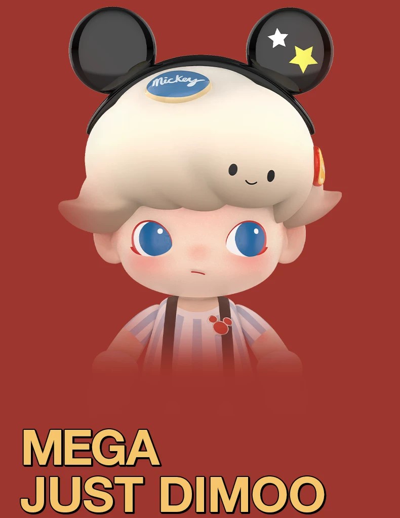 POPMART泡泡玛特MEGA JUST DIMOO 400% 米奇摆件