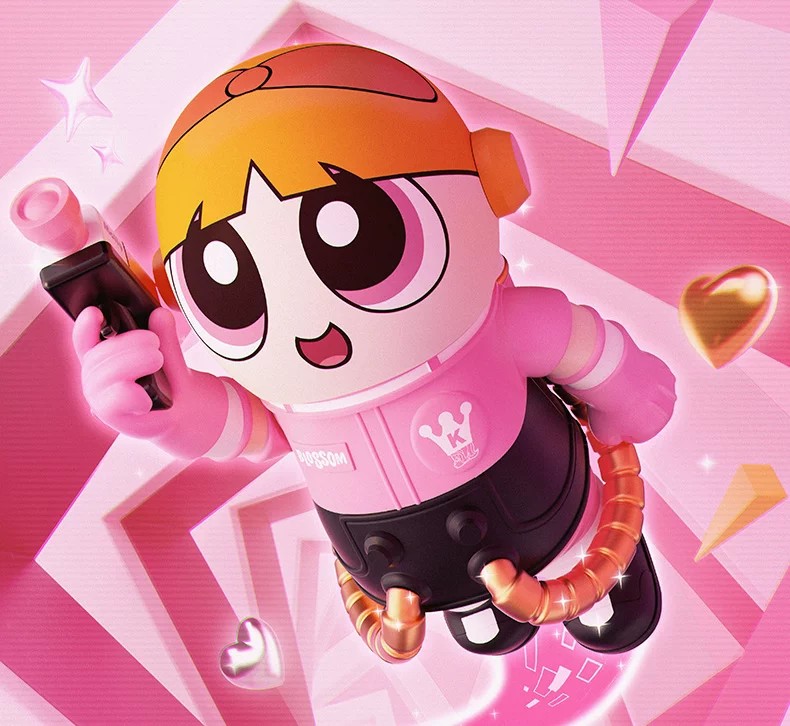 POPMART泡泡玛特MEGA SPACE MOLLY 400%+100% 飞天小女警花花