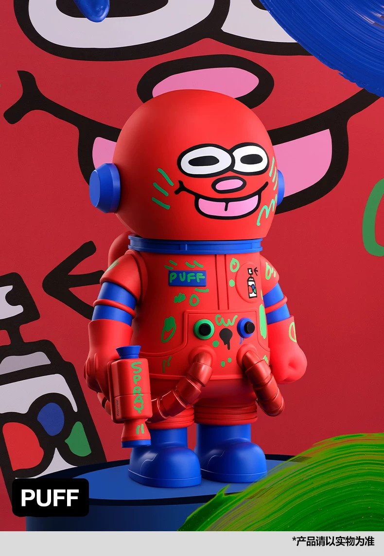 POPMART泡泡玛特MEGA SPACE MOLLY 400%乔恩·伯格曼SPACE CADETS
