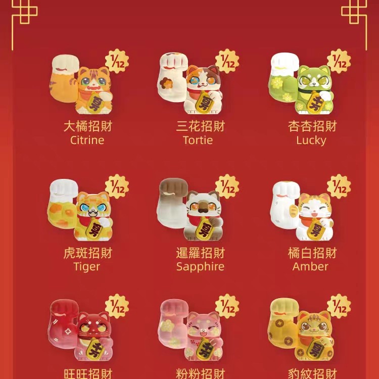 大力招财—发财福袋系列萌粒盲袋