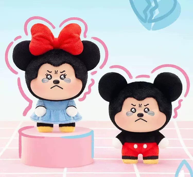 迪士尼米奇米妮委屈巴巴系列毛绒挂饰盲盒