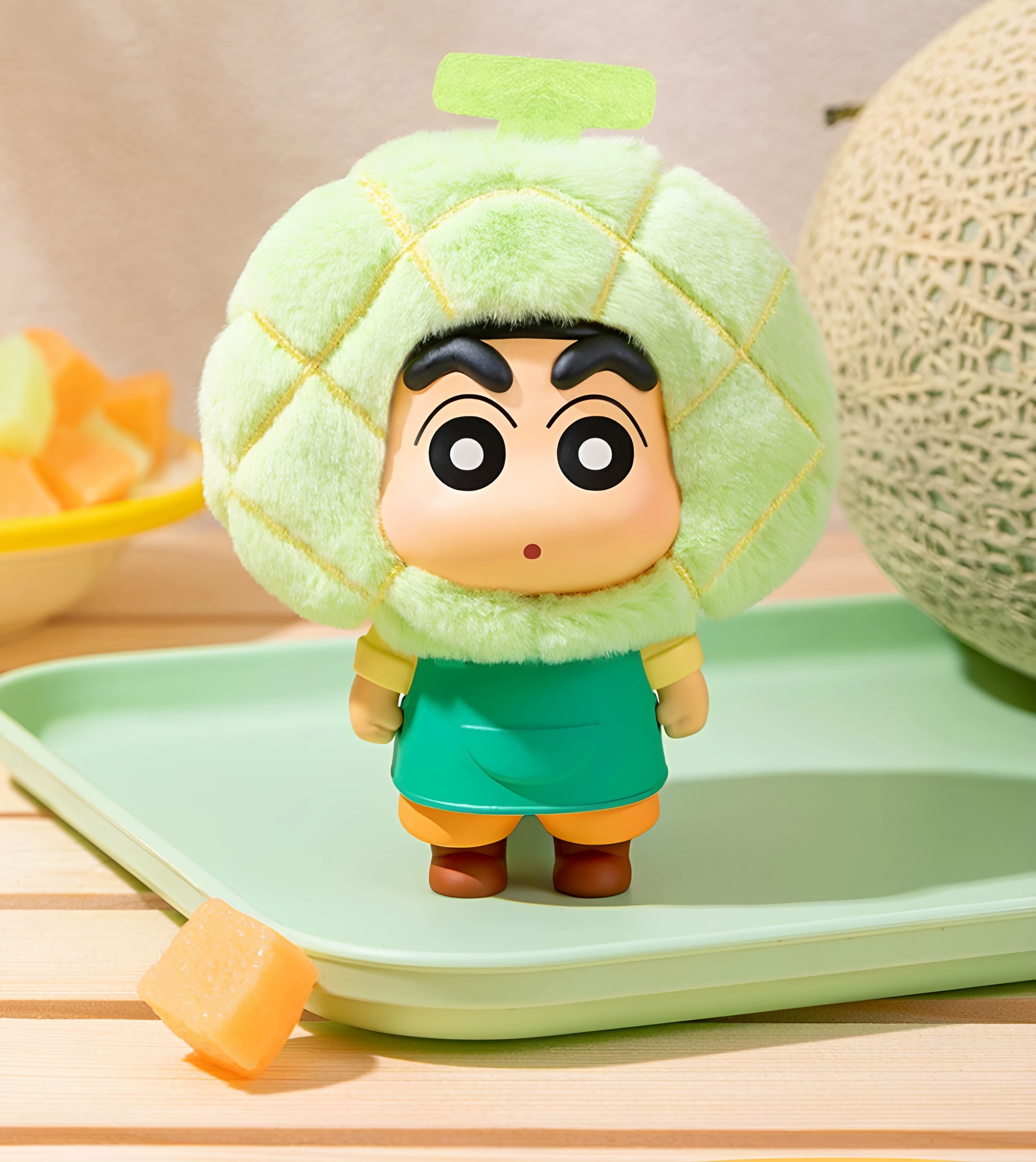 蜡笔小新水果小屋系列毛绒挂饰盲盒