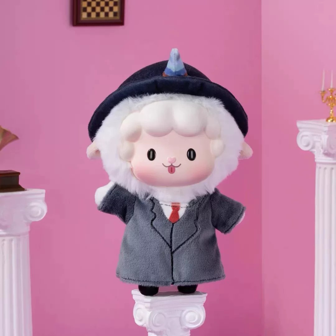 卷卷羊艺术之旅搪胶毛绒盲盒