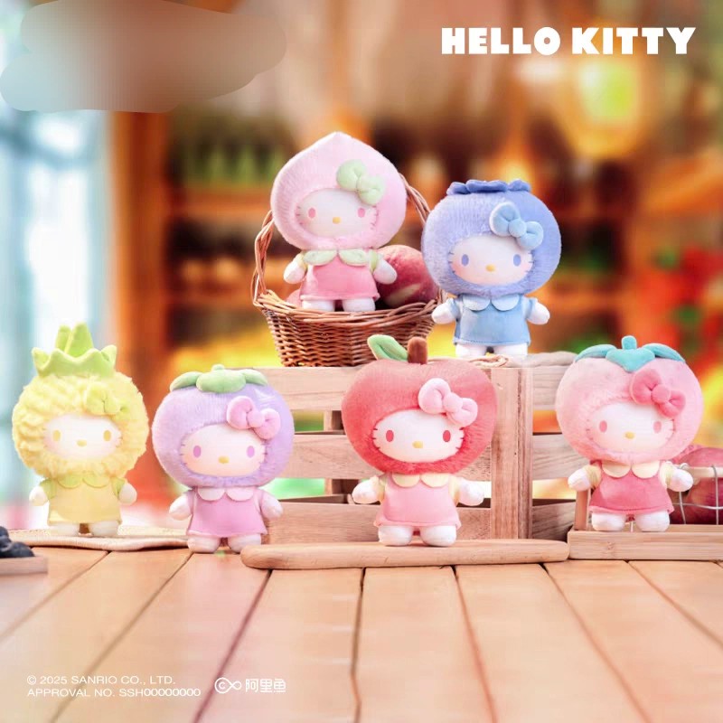 Hello Kitty果香乐园系列毛绒挂饰盲盒