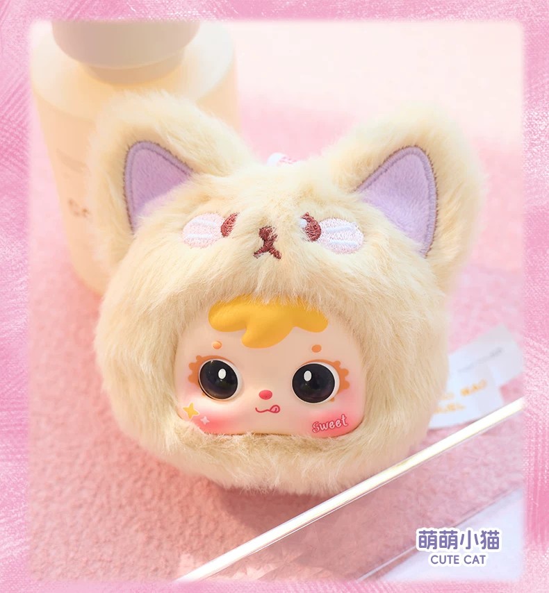 三小毛动物聚会化妆镜