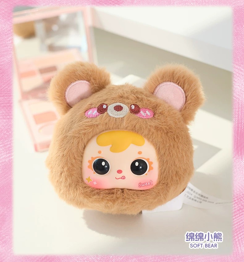 三小毛动物聚会化妆镜
