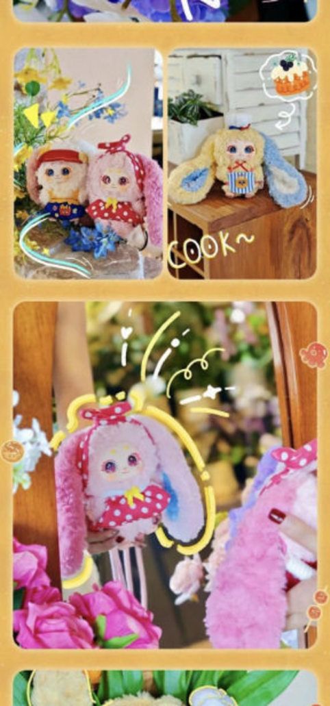 诺里2代-美食手账毛绒