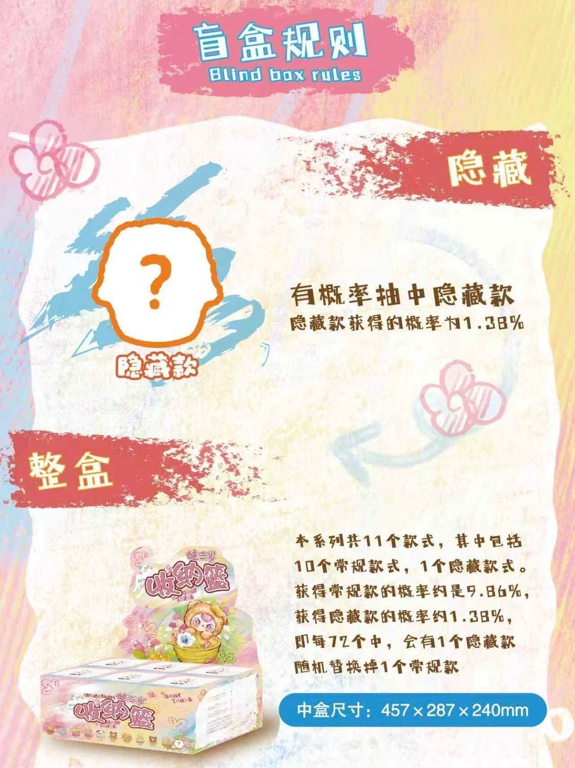 娃三岁-收纳篮毛绒