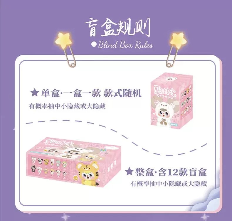 豆包毛绒盲盒十二生肖系列