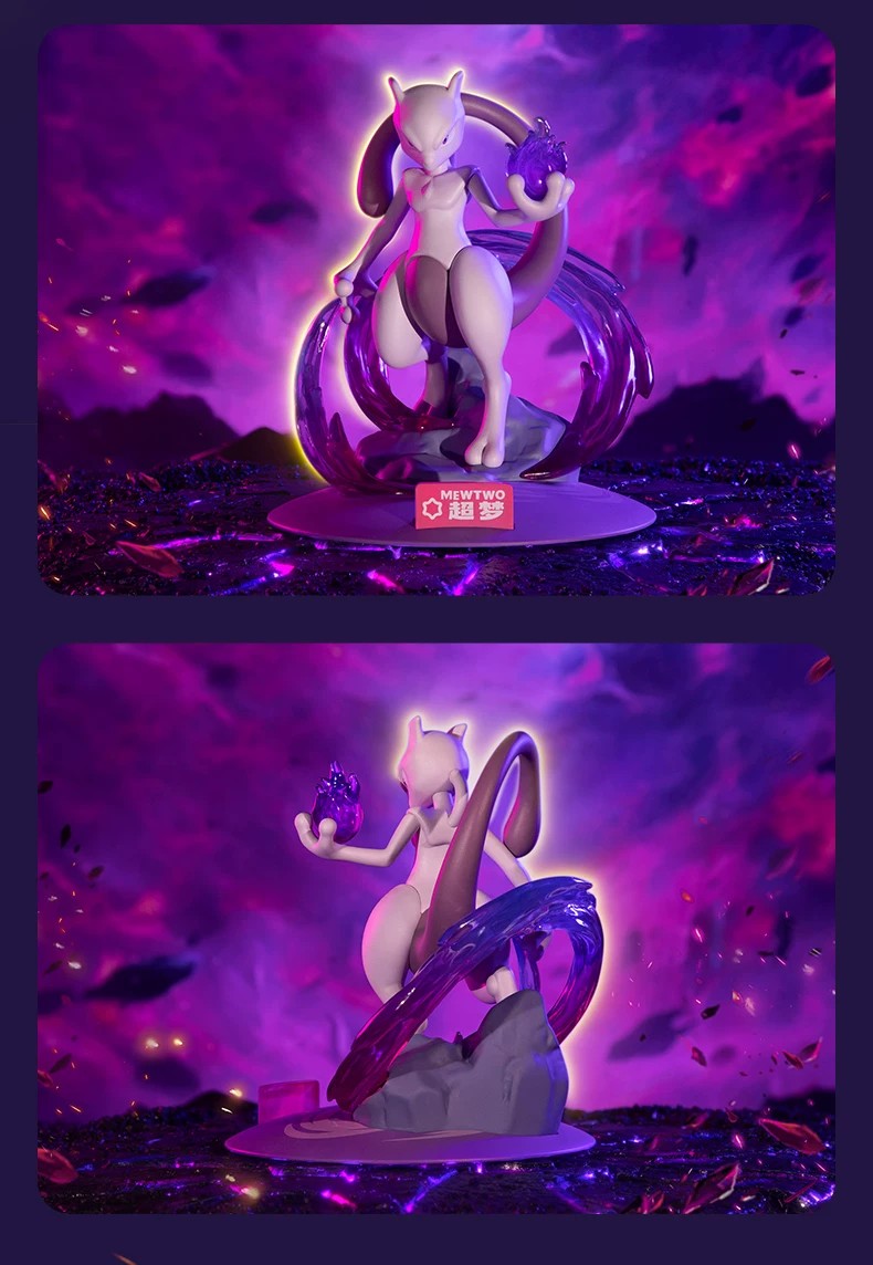 宝可梦超梦款小尺寸手办
